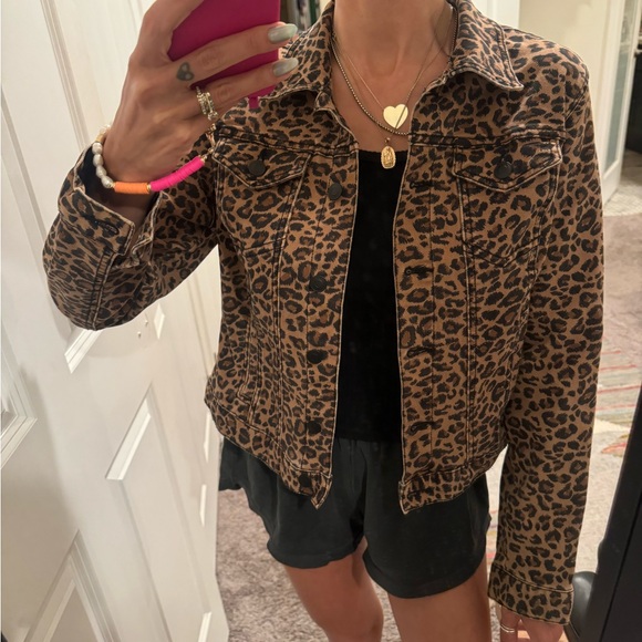 Leopard denim jacket - Picture 2 of 2